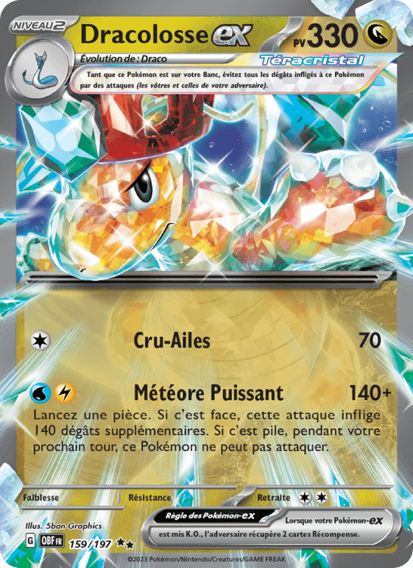 Illustration de la carteDracolosse-ex