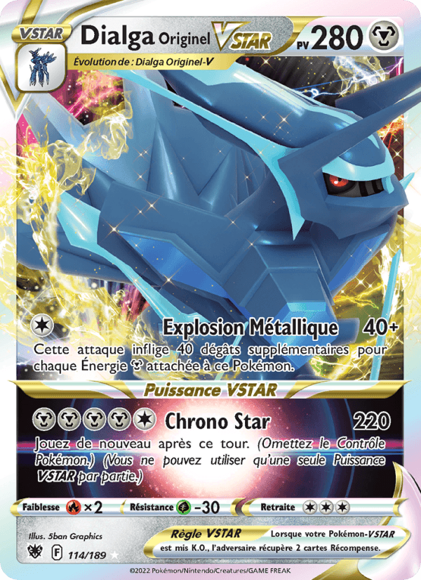Illustration de la carteDialga Originel VSTAR