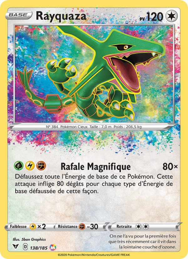 Illustration de la carteRayquaza