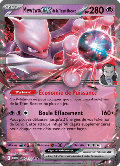 Mewtwo-ex de la Team Rocket